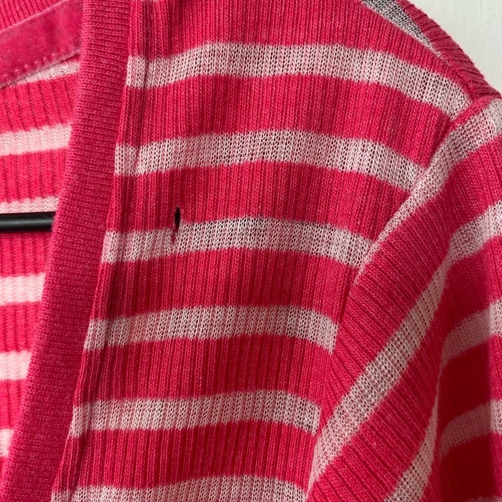 Juicy Couture Pink Stripped Long Sleeve Top - Picture 4 of 8